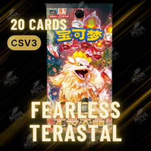 FEARLESS TERASTAL CSV3 FEARLESS TERASTAL CSV3 scarlet & violet jumbo 20 cards