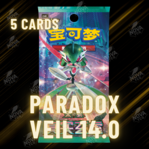Paradox Veil 14.0 CSV6 Paradox Veil 14.0 csv6, pokemon scarlet & violet slim 5 cards