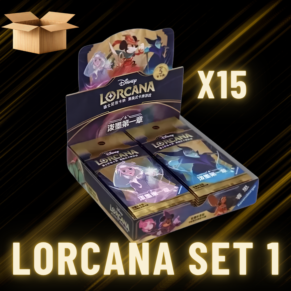 Lorcana The First Chapter Carton slim 15 booster box - Chinese
